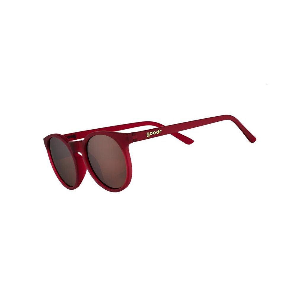 BNIB goodr Circle G I'm Wearing Burgundy Sunglasses